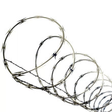 Ghana 450mm BTO22 10m long razor wire how much one roll barbed tape